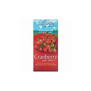 CRANBERRY JUICE 1 LITRE CARTON